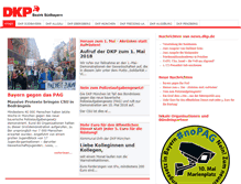 Tablet Screenshot of dkp-suedbayern.de
